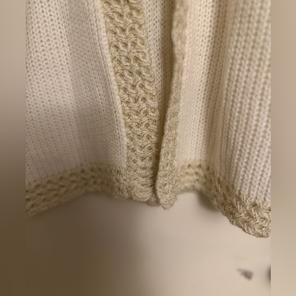 Vintage Dotty Mann white  cardigan - Picture 7 of 11